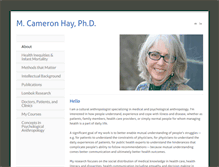 Tablet Screenshot of mcameronhay.com
